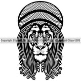 Rasta Reggae Lion Lions Flag Rastafari Rastafarian Pride Jamaica Jamaican Proud Reggaeton Music Hemp Cap Hat Kufi Marijuana Tree Leaf Joint Pot Weed Cannabis Design Logo
