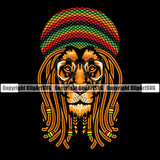 Rasta Reggae Lion Lions Flag Rastafari Rastafarian Jamaican Pride Jamaica Proud Reggaeton Music Hemp Cap Hat Kufi Marijuana Tree Leaf Joint Pot Weed Cannabis Design Logo
