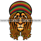 Rasta Reggae Lion Lions Flag Rastafari Rastafarian Pride Jamaica Jamaican Proud Reggaeton Hemp Cap Hat Kufi Marijuana Tree Leaf Music Joint Pot Weed Cannabis Design Logo