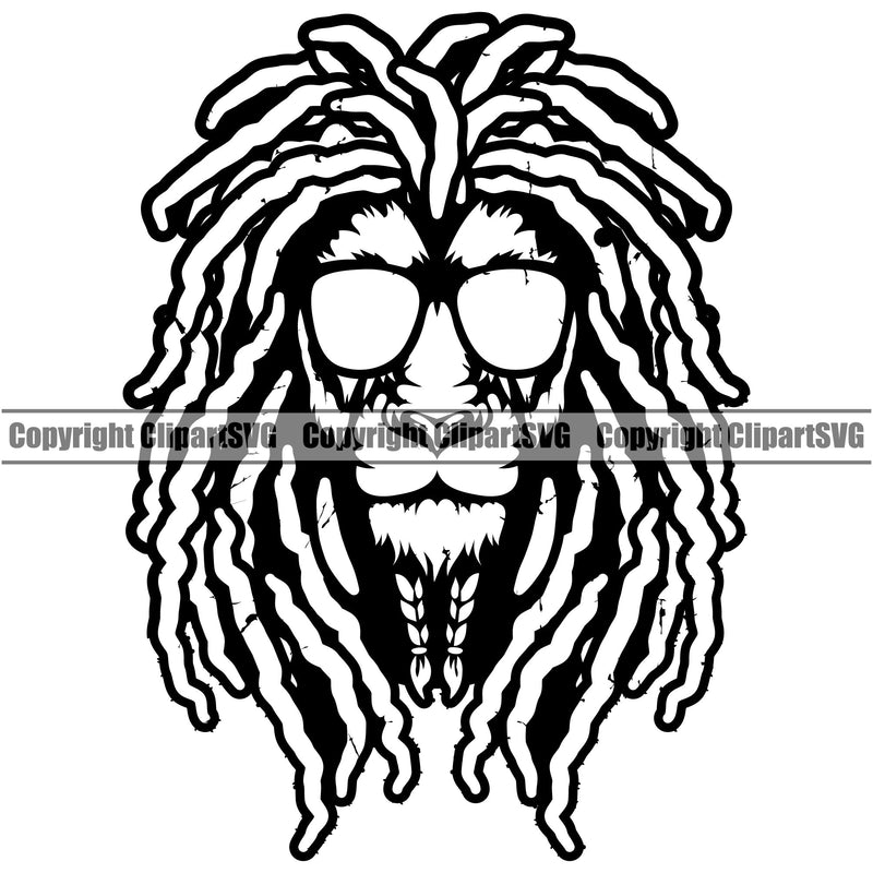 Rasta Reggae Lion Lions Flag Rastafari Rastafarian Pride Jamaican Proud Reggaeton Jamaica Music Dreads Braids Sunglasses Marijuana Leaf Joint Pot Weed Cannabis Wax Art Design Logo