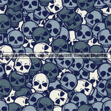 Scary Skull Skeleton Camo Camuflage Camouflage Seamless Pattern Print Crossbones Grey White Jungle War Wrap Cover Graphic Design Decor Logo