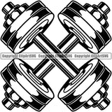 Bodybuilding Athlete Bodybuilder Fitness Trainer Gym Workout Training Muscle Sport Bodybuild Train Health Healthy Lifestyle Weightlifting Dumbbell Weight Equipment Lifting Silhouette Art Design Logo Clipart SVG