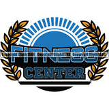 Bodybuilding Athlete Bodybuilder Fitness Trainer Gym Workout Training Muscle Sport Bodybuild Train Health Healthy Lifestyle Weightlifting Flex Fit Strong Flexing Weight Bar Man Male Color Art Design Text Logo Clipart SVG