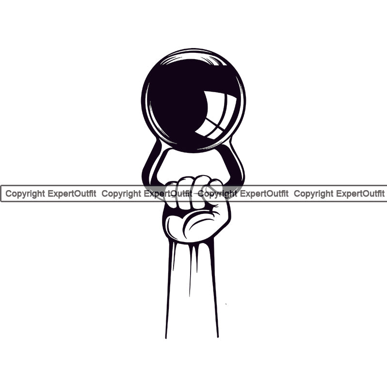 Bodybuilding Kettle Bell Athlete Bodybuilder Fitness Trainer Gym Workout Training Muscle Sport Bodybuild Train Health Healthy Lifestyle Weightlifting Hand Holding Dumbbell Weight Bar Out Silhouette Art Design Logo Clipart SVG