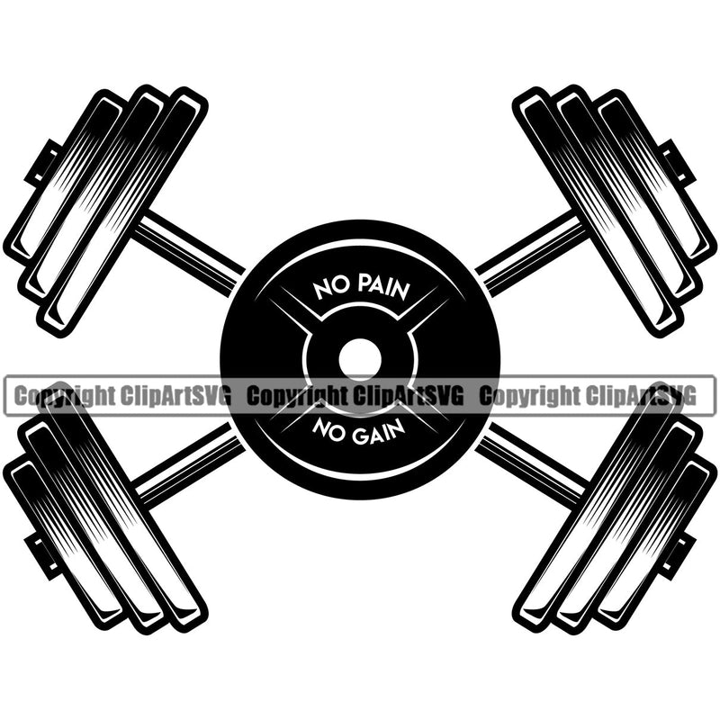 Bodybuilding Weight Plate Athlete Bodybuilder Fitness Trainer Gym Workout Training Muscle Sport Bodybuild Train Health Healthy Lifestyle Weightlifting Barbell Bar Working Out Weight Lifting Silhouette Art Design Logo Clipart SVG