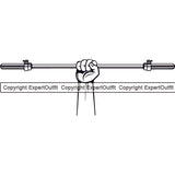 Bodybuilding Hand Holding Barbell Bar Athlete Bodybuilder Fitness Trainer Gym Workout Training Muscle Sport Bodybuild Train Health Healthy Lifestyle Weightlifting Sports Dumbbell Weight Exercise Habd Silhouette Art Design Logo Clipart SVG