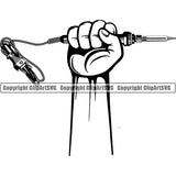 Electronic Board Soldering Iron Tool Computer  Equipment ClipArt SVGS
