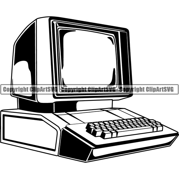 Computer Tablet Laptop Notebook Equipment ClipArt SVGS
