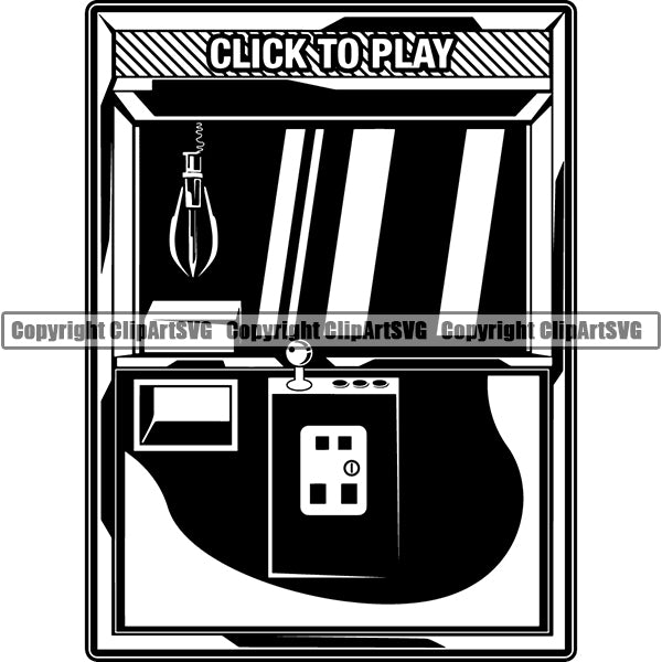 Video Game Gaming Gamer Player Controller Console ClipArt SVG
