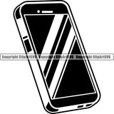 Telephone Phone Cell Communication Connection ClipArt SVG