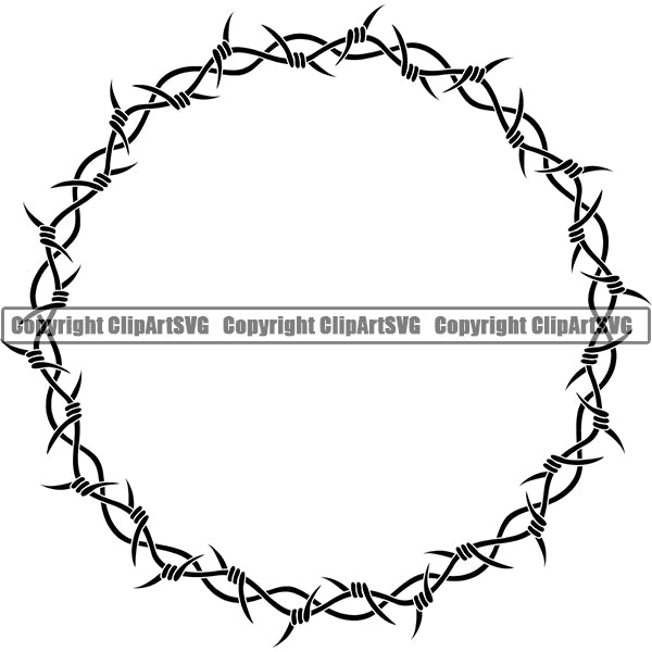 tribal barbed wire tattoo