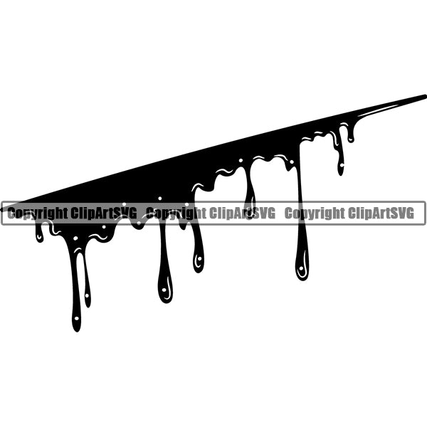 Design Element Bloody Paint Water Liquid Slice Cut Injury ClipArt SVG