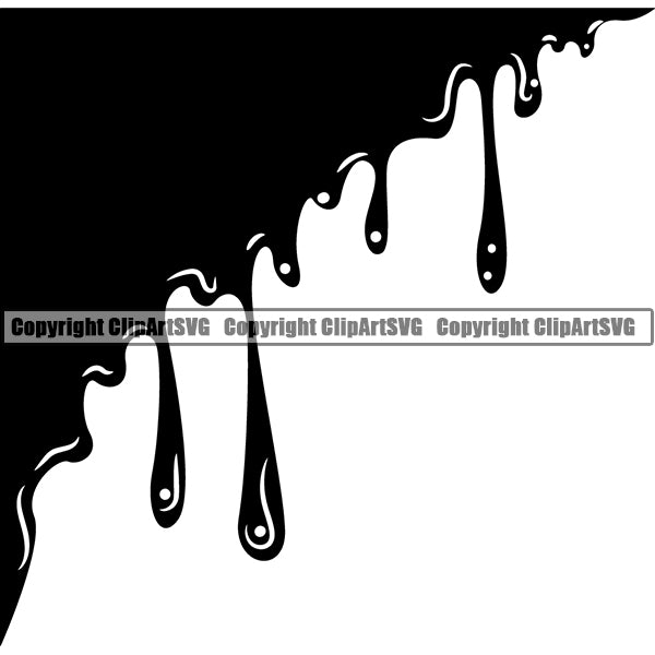 Design Element Blood Paint Water Liquid Drop Drip ClipArt SVG