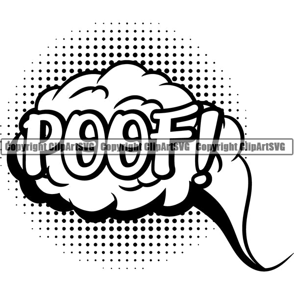 Design Element Callout Speech Bubble Comic Book ClipArt SVG