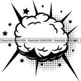 Design Element Callout Speech Bubble Comic Book ClipArt SVG