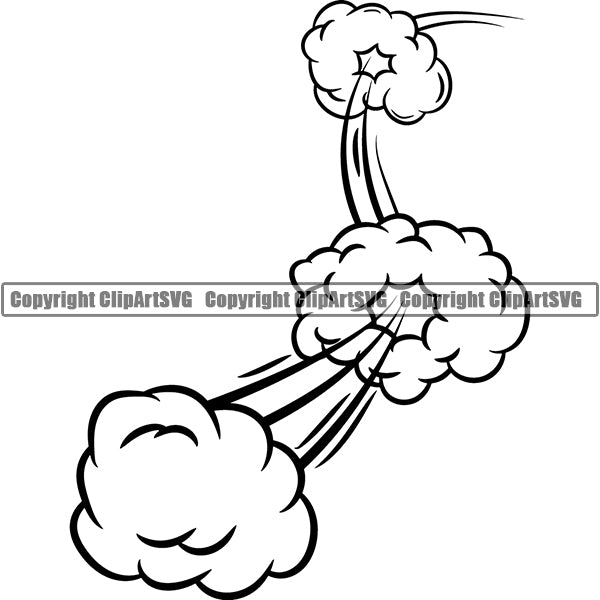 Design Element Callout Speed Lines Action Motion Comic Book ClipArt SVG