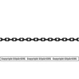 Design Element Metal Chain Link Frame Border ClipArt SVG
