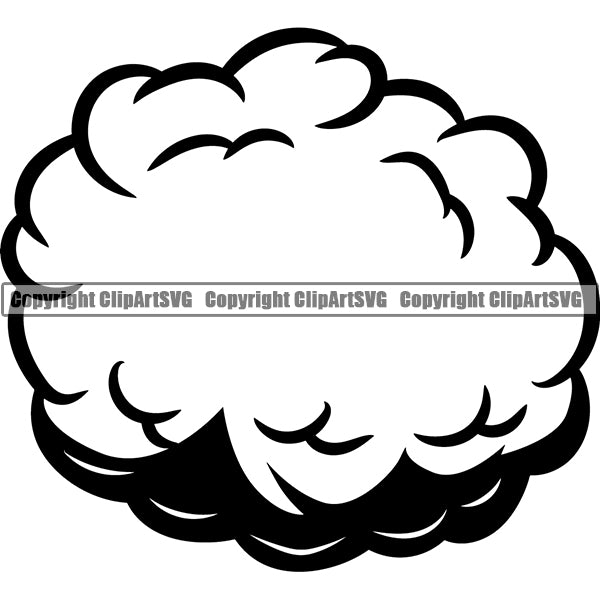 Design Element Smoke Cloud ClipArt SVG