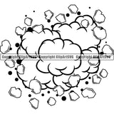 Design Element Callout Explosion Explode Speed Lines Action Motion Comic Book ClipArt SVG