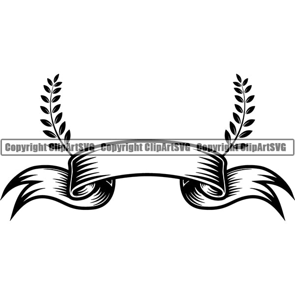 Design Element Banner Ribbon ClipArt SVG