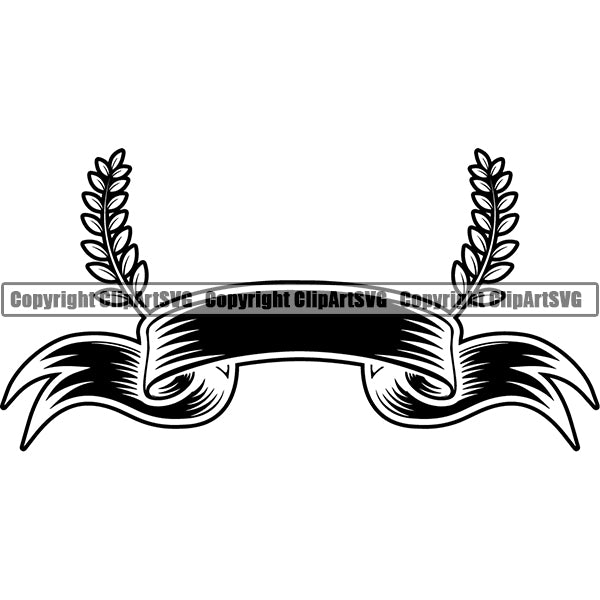 Design Element Banner Ribbon ClipArt SVG