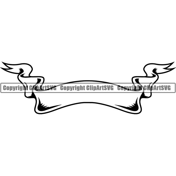 Design Element Banner Ribbon ClipArt SVG
