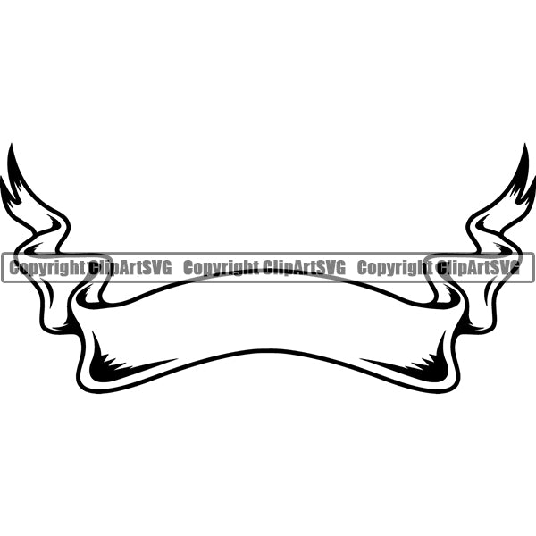 Design Element Banner Ribbon ClipArt SVG