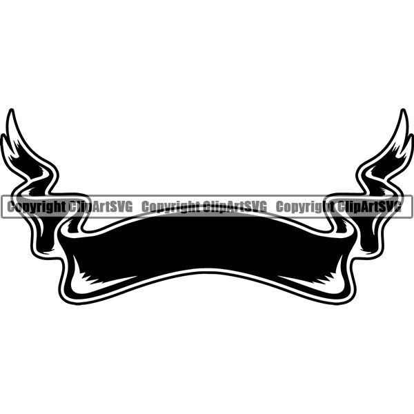 Design Element Banner Ribbon ClipArt SVG