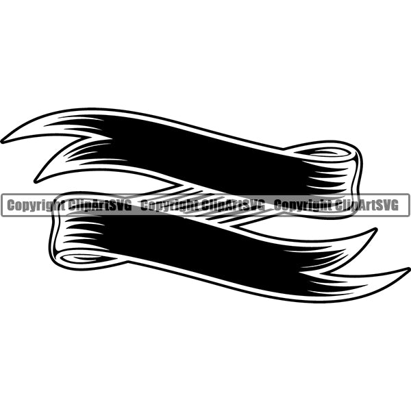 Design Element Banner Ribbon ClipArt SVG