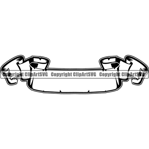 Design Element Banner Ribbon ClipArt SVG
