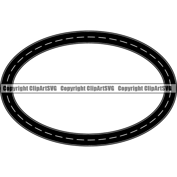Road Street Design Element Frame Border Highway ClipArt SVG