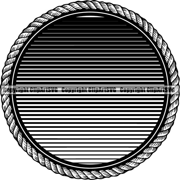 Rope Design Element Nautical Ship Sailing Boat Boating Sail Sailboat Knot ClipArt SVG