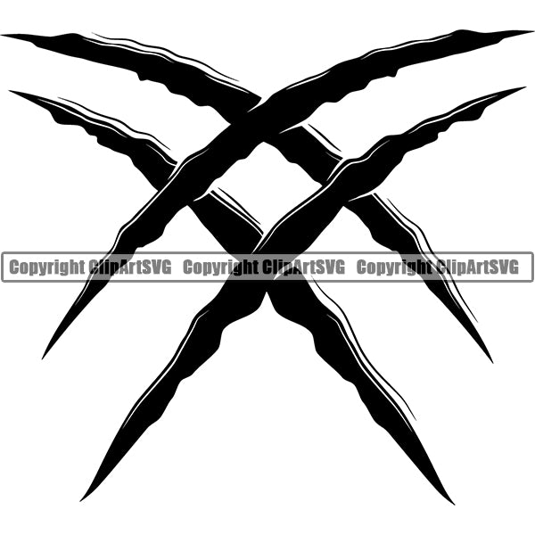 Design Element Cracks Scratches Broken ClipArt SVG