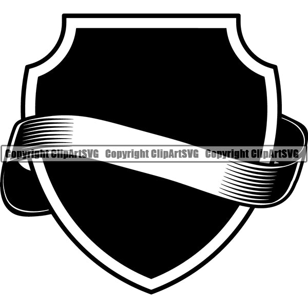Design Element Shield Border Frame Badge Emblem ClipArt SVG