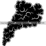 Design Element Smoke Cloud ClipArt SVG