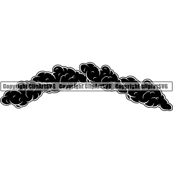 Design Element Smoke Cloud ClipArt SVG