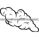 Design Element Smoke Cloud ClipArt SVG