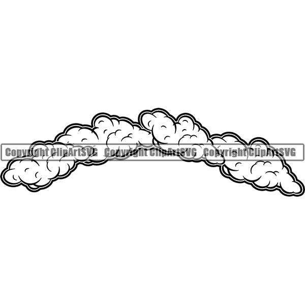 Design Element Smoke Cloud ClipArt SVG
