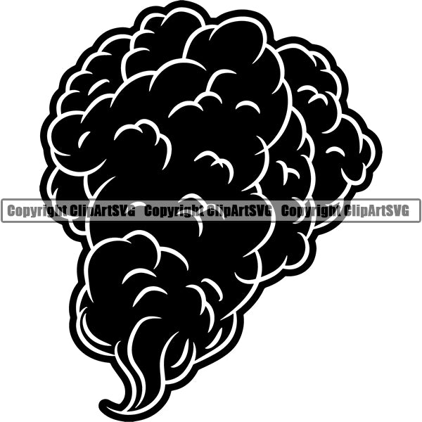 Design Element Smoke Cloud ClipArt SVG