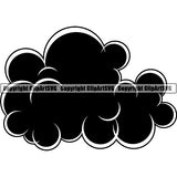 Design Element Smoke Cloud ClipArt SVG