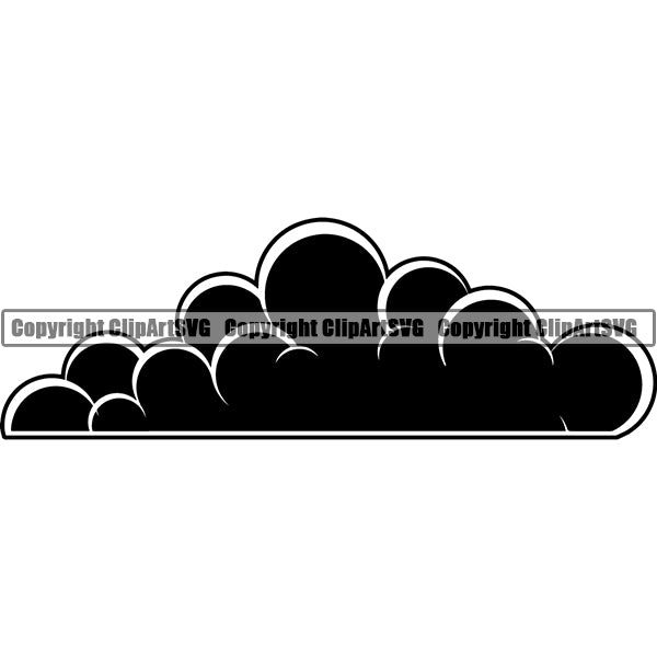 Design Element Smoke Cloud ClipArt SVG
