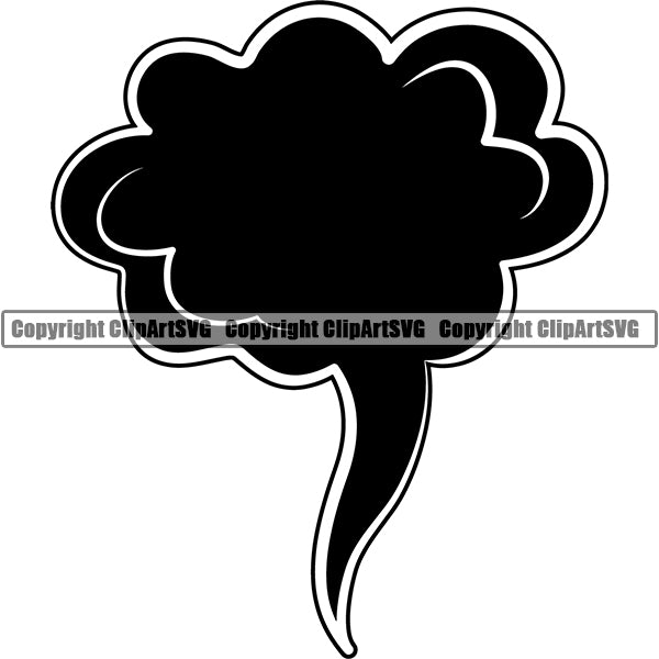 Design Element Smoke Cloud ClipArt SVG