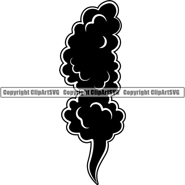 Design Element Smoke Cloud ClipArt SVG