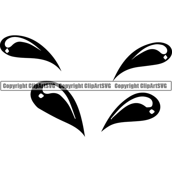 Design Element Blood Paint Water Liquid Drop Drip ClipArt SVG