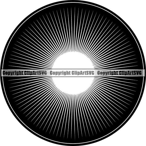 Design Element Sunburst Sunrays ClipArt SVG