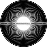 Design Element Sunburst Sunrays ClipArt SVG