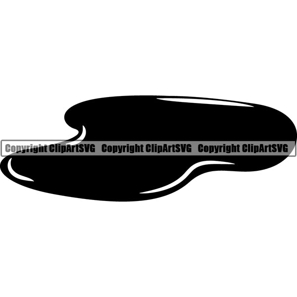 Design Element Blood Paint Water Liquid Drop Drip Puddle ClipArt SVG