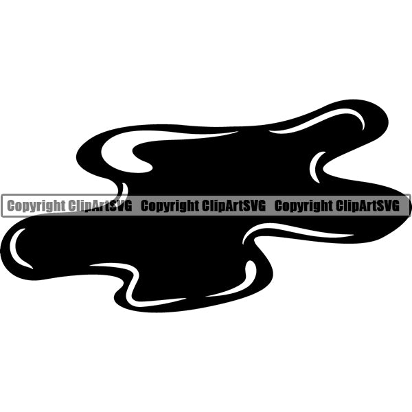 Design Element Blood Paint Water Liquid Drop Drip Puddle ClipArt SVG