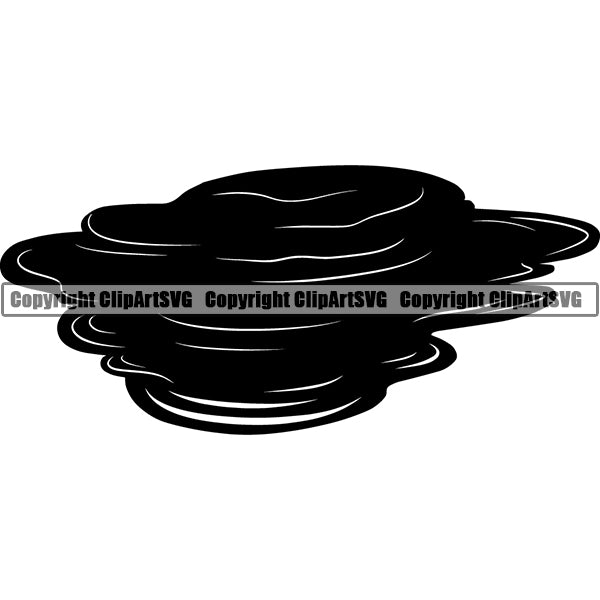 Design Element Blood Paint Water Liquid Drop Drip Puddle ClipArt SVG