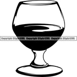 Mixed Drink Glass Alcohol Liquor Drinking ClipArt SVG